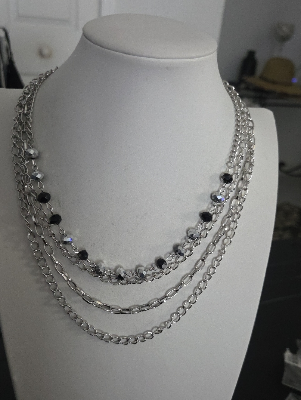 Paparazzi Triple Layer Black Necklace NWT
